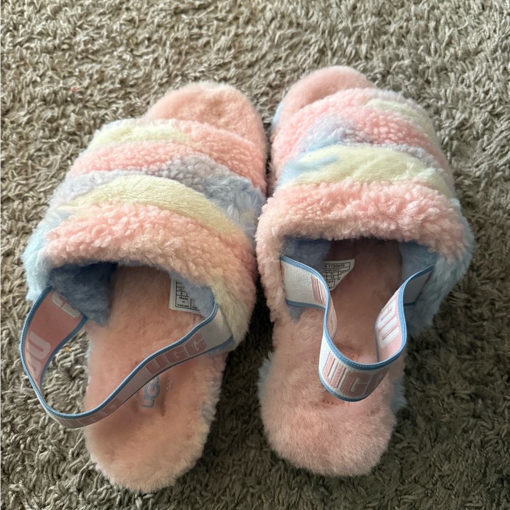 UGG Fluffy Pastel Slippers